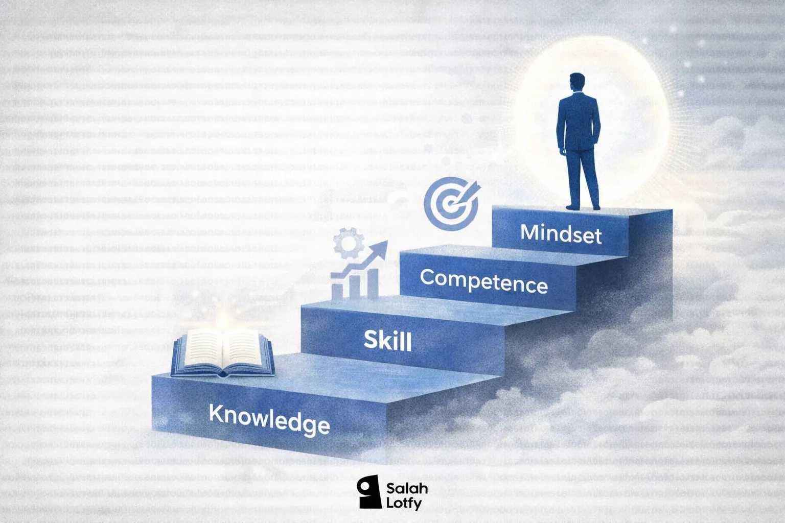 من المعرفة إلى الذهنية: العتبات الأربع للقيادة